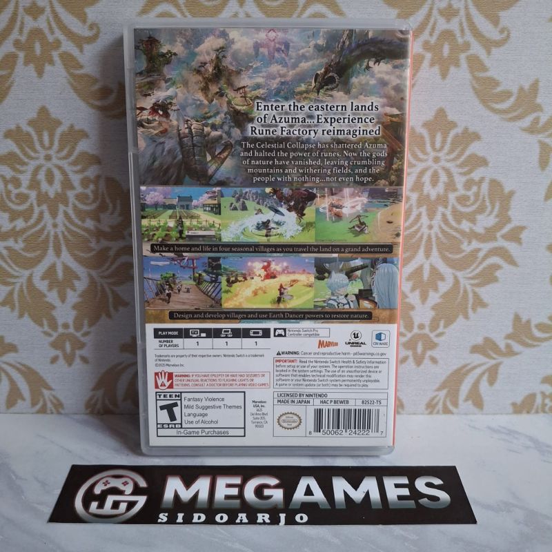 Rune Factory Guardians Of Azuma Nintendo Switch - Second/Bekas
