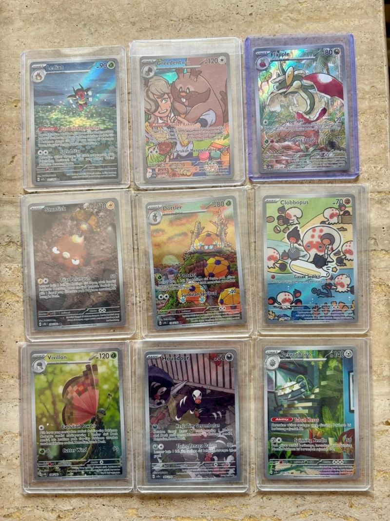 Paket Kartu Pokemon Bahasa Indonesia rarity AR #1, #2, & #3