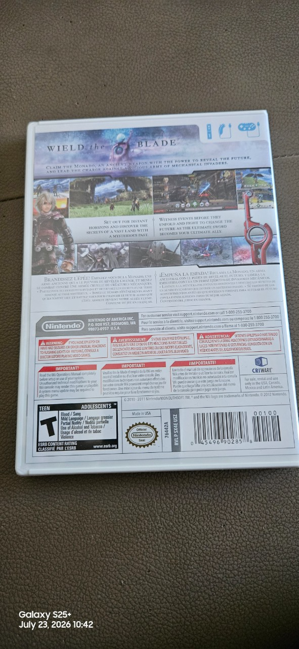Xenoblade Wii Pure US New Sealed