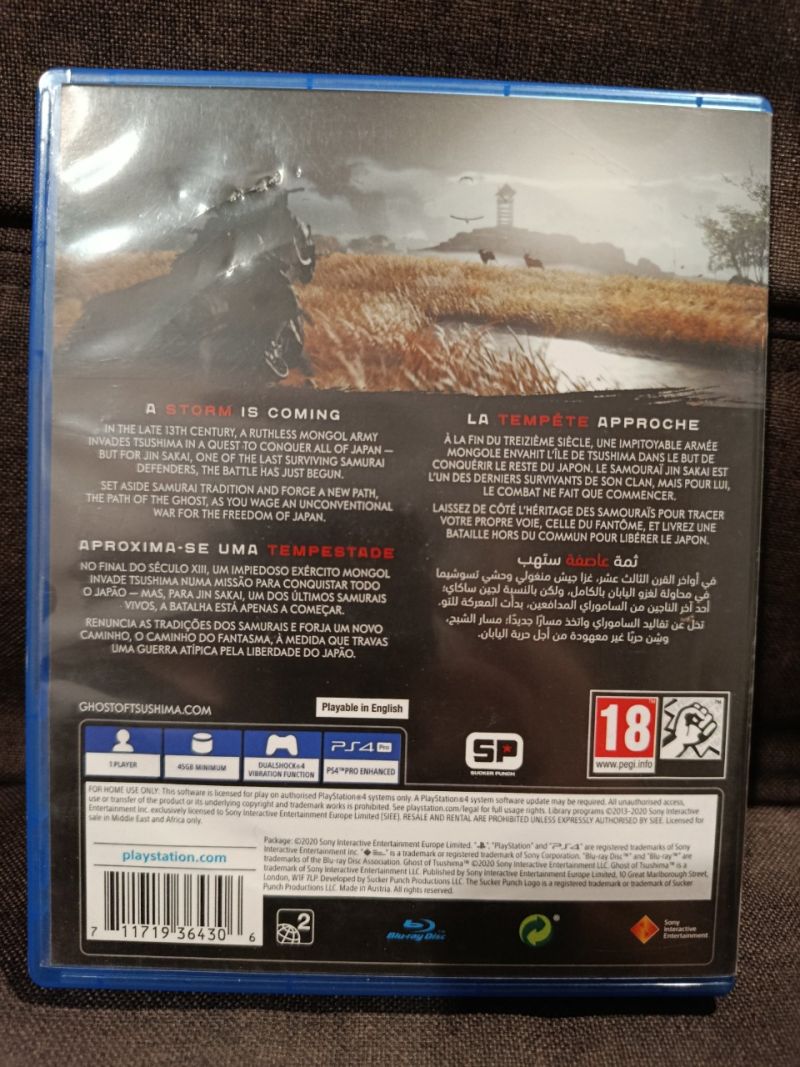 Ghost Of Tsushima PS4 Reg 2 - Abednego Gunawan