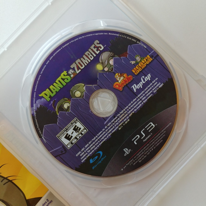 PS3 - Plants vs. Zombies (2ND/R1)