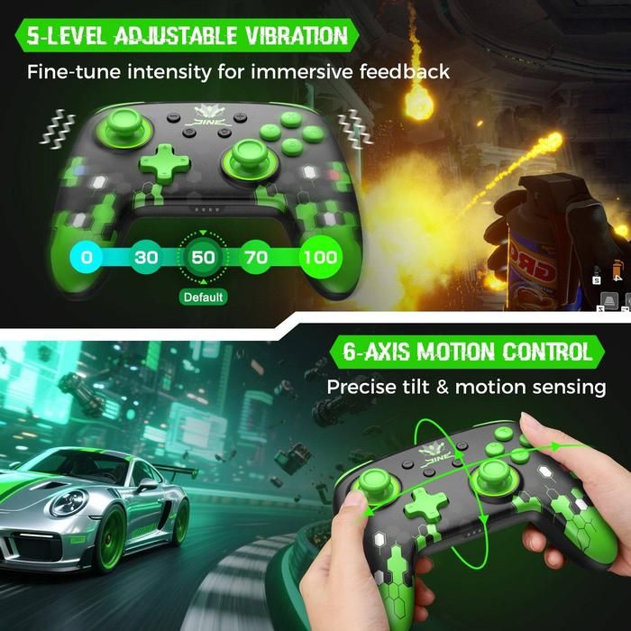 IINE Jormungandr Pro Controller Pokemon Z-A Edition for Nintendo Switch / Switch 2 NS2 NSW2 L1224