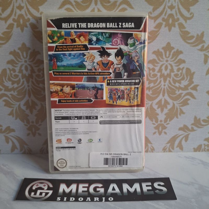 Dragon Ball Z Kakarot Nintendo Switch - Second/Bekas