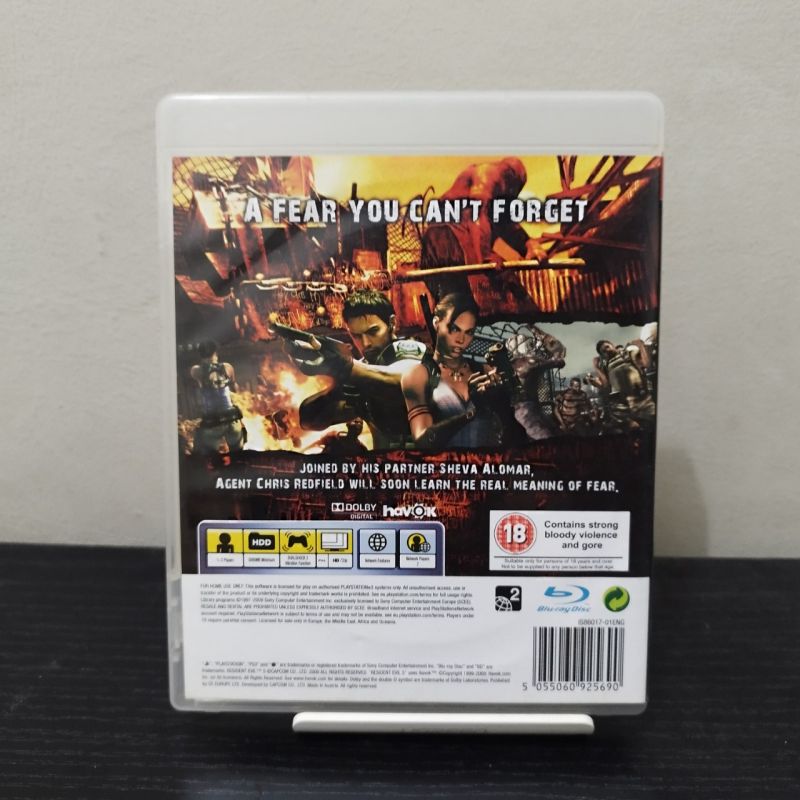 Kaset PS3 resident evil 5 - SalimDoang