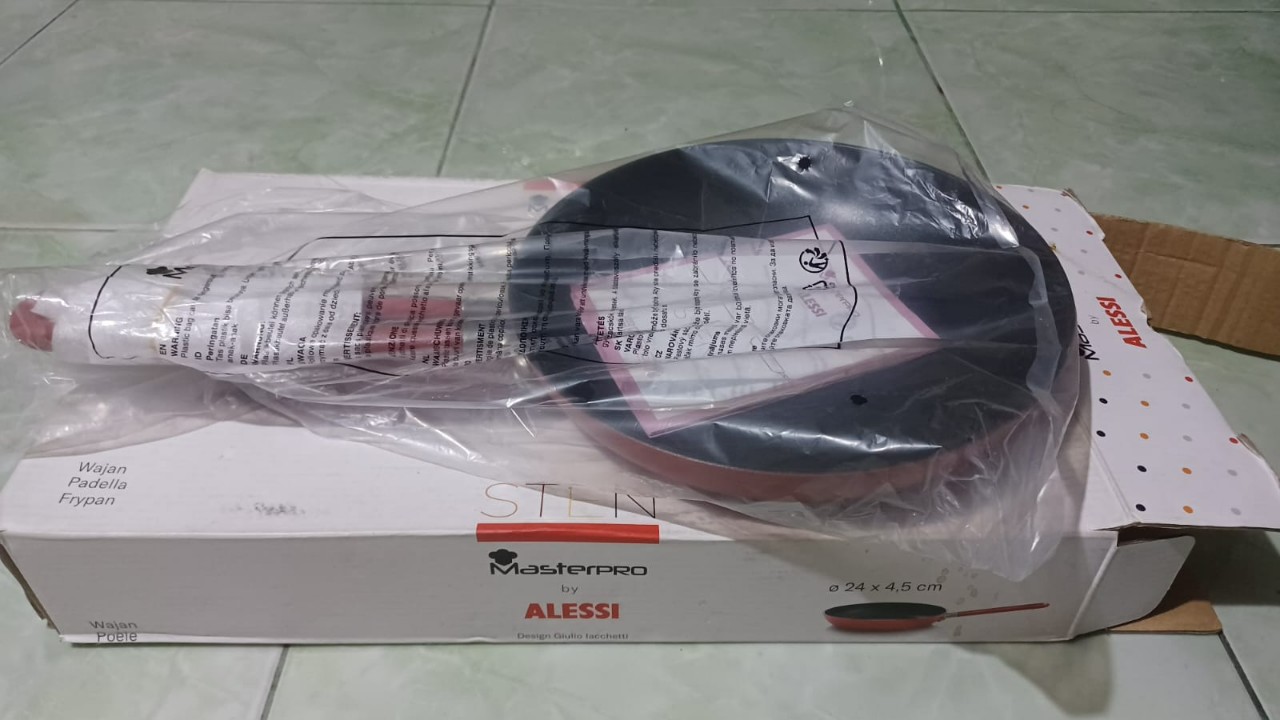 Bergner Masterpro by Alessi STEN Frying pan wajan teflon