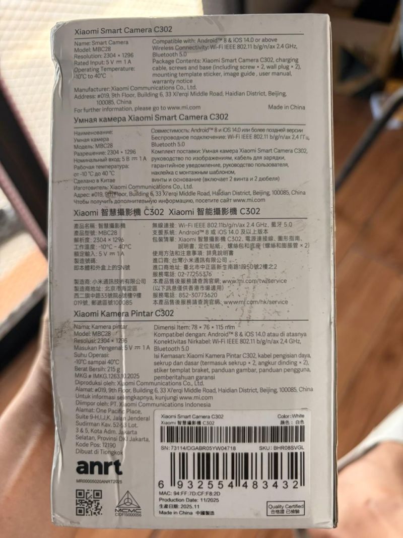 97 Xiaomi Smart Camera C302 - Sylvester Hendra K 375