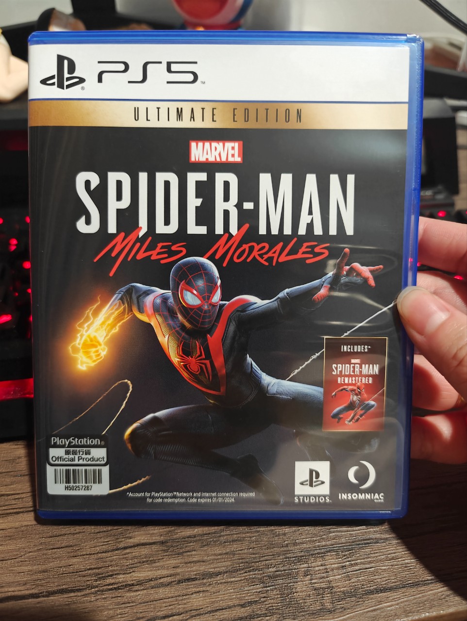 PS5 Game Marvel Spiderman Miles Morales