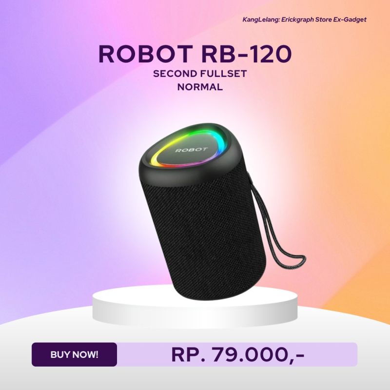 ROBOT RB-120 SPEAKER TWS - Kang Lelang