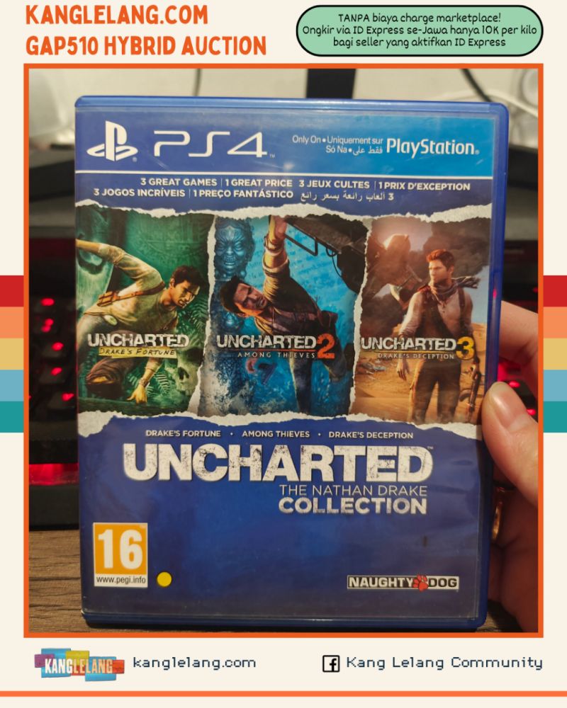 HYBRID AUCTION GAP 510 PS4 Game Uncharted The Nathan Drake Collection