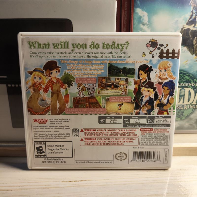 Kaset 3DS Story of Seasons Trio of Towns USA