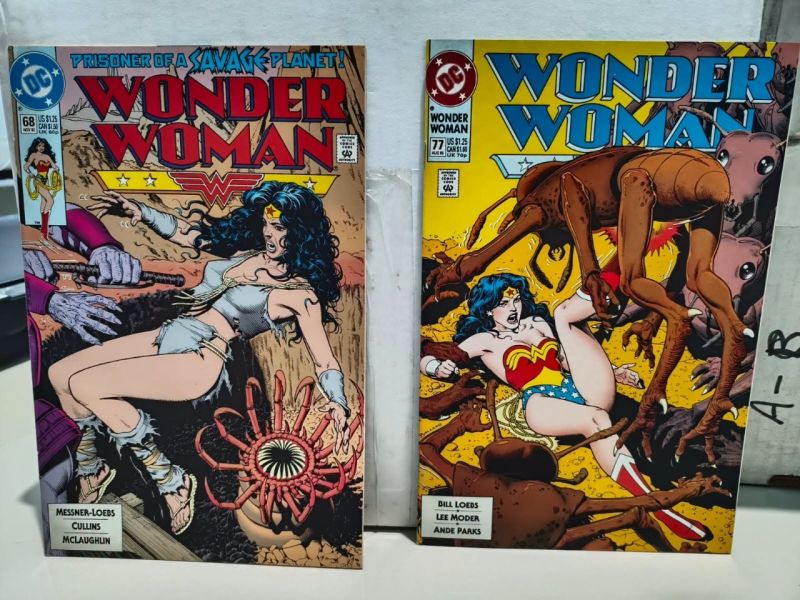 225 US comic Wonder Woman #28, #34, #68 & 77 - Danny Aldana Hidayat