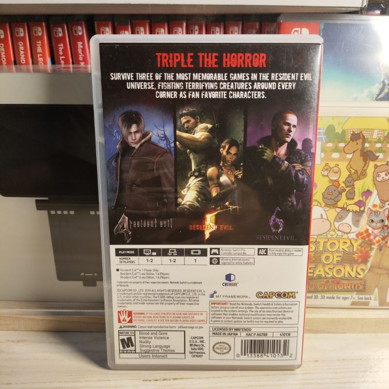 Kaset Switch Resident Evil 4 PURE USA