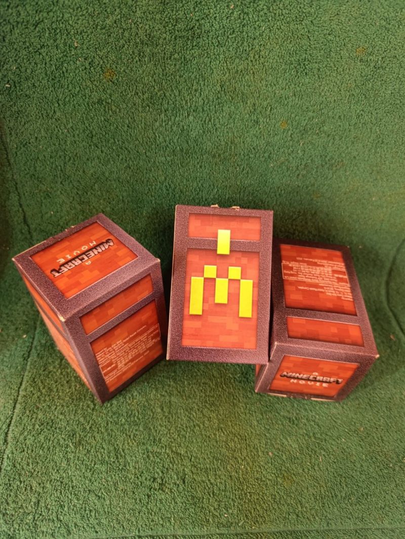 McDonald's Minecraft the Movie Figures (Febrian Ndaru)