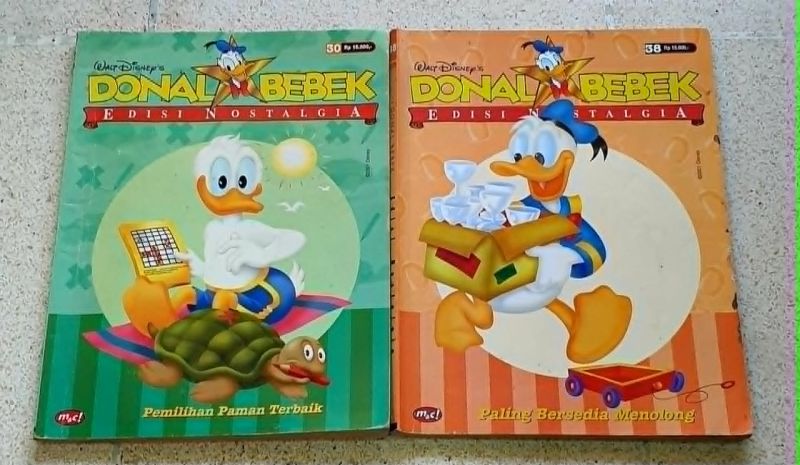 Komik Donal Bebek Edisi Nostalgia. Total 4 Buku. Nope Gromikora
