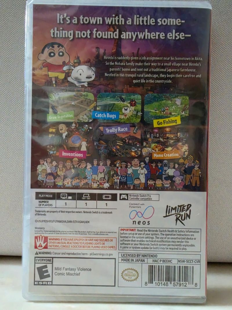 Shin Chan Shiro and The Coal Town (Switch)