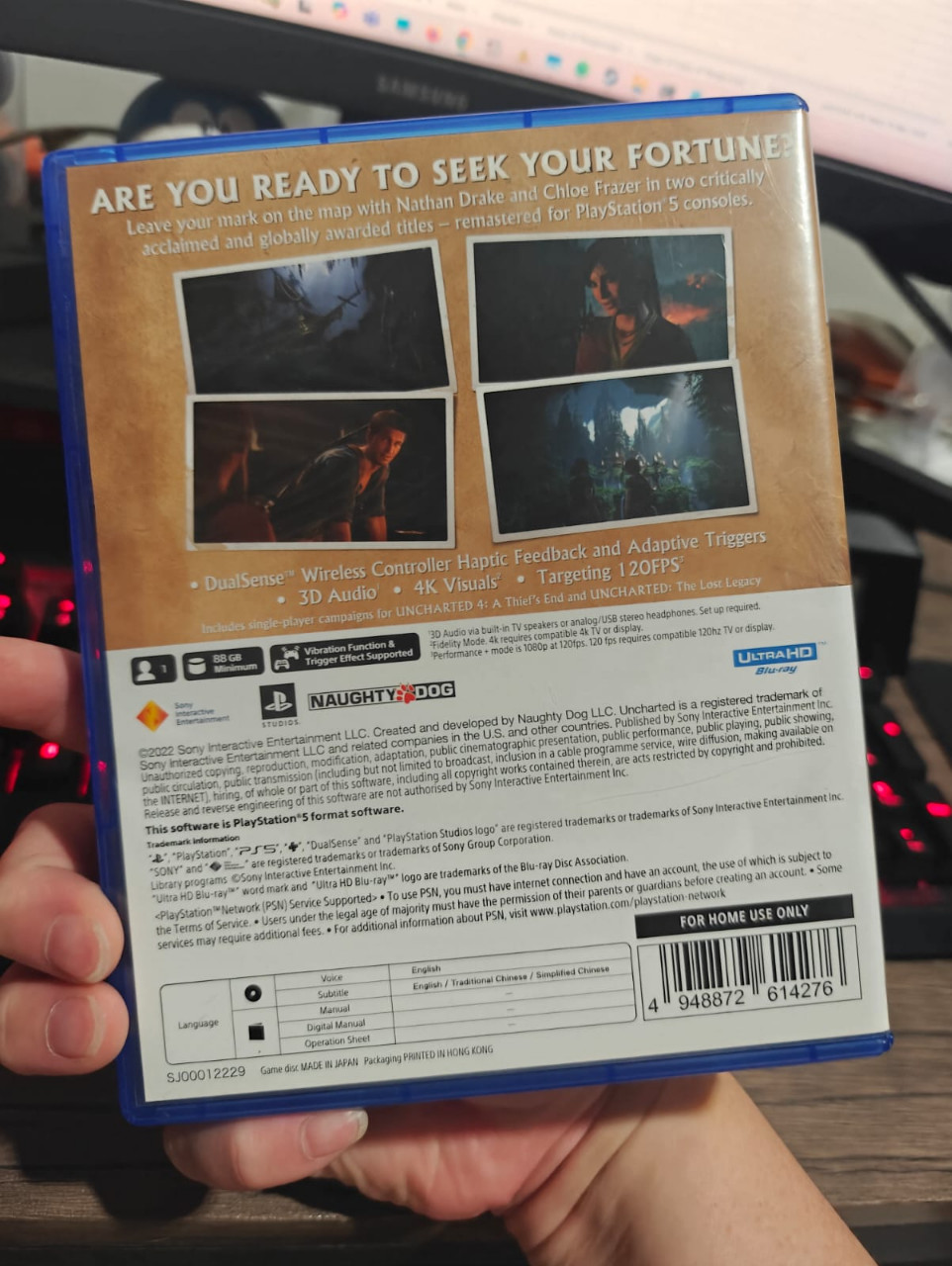 PS5 Game Uncharted Legacy of the Thieves Collection