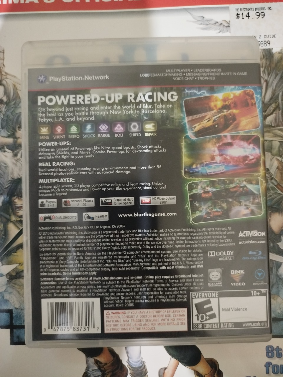 Bd ps3 blur