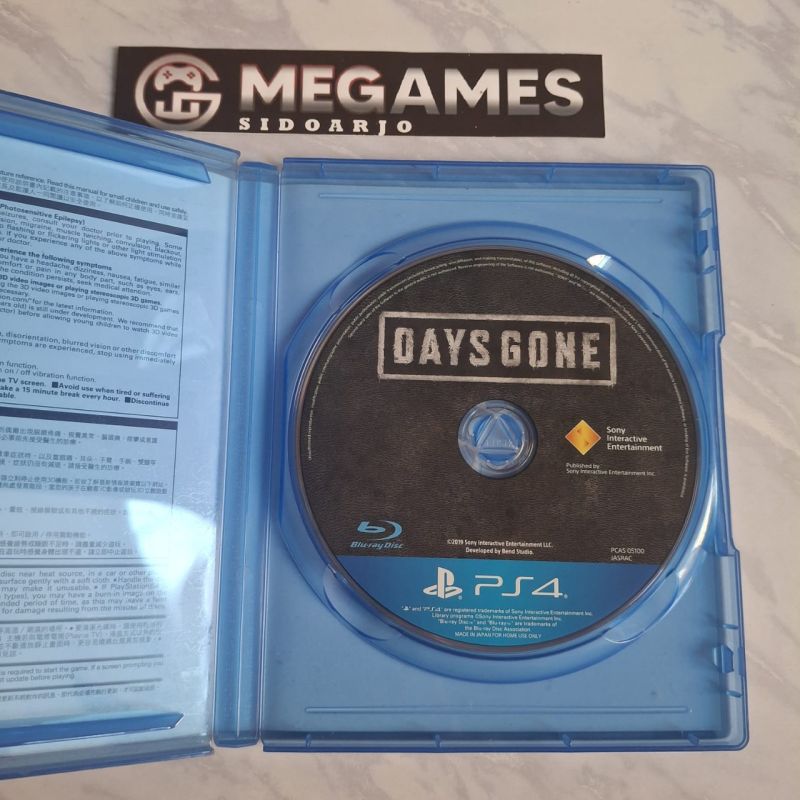 Kaset BD PS4 Days Gone - Second/Bekas