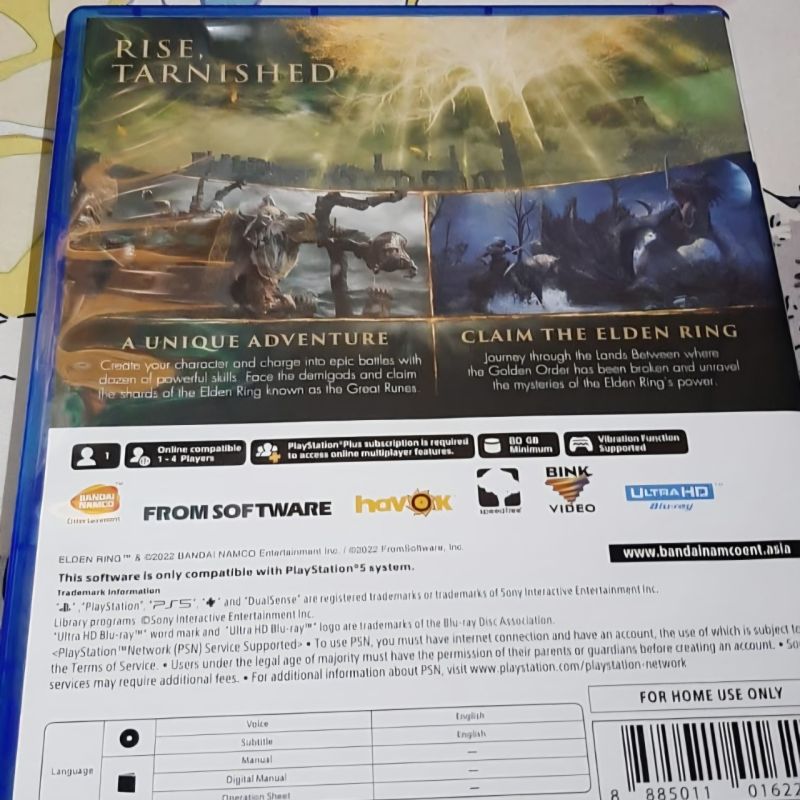 PS5 Elden Ring (Region 3)