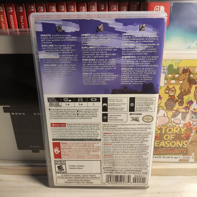 Kaset Switch Minecraft PURE USA