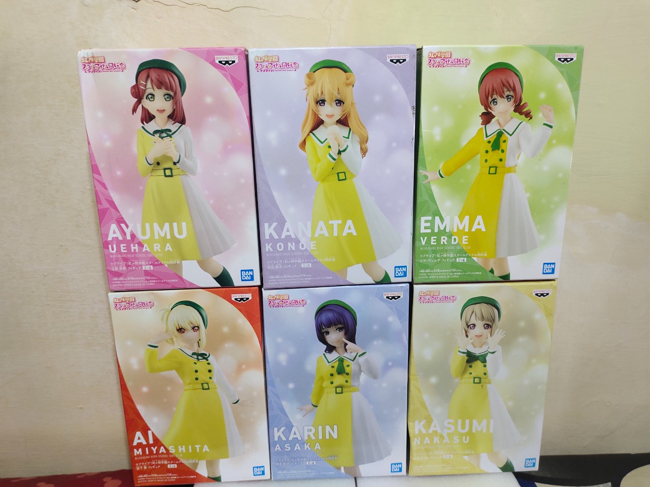 Paket Banpresto Figure Love Live Nijigasaki