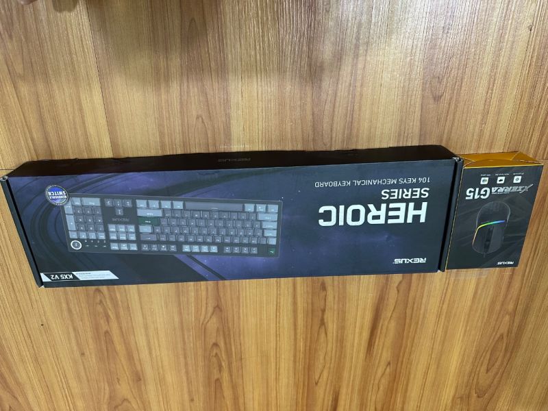 116 Bundling Rexus Mouse Xierra G15 + Rexus Keyboard Heroic KX5 V2