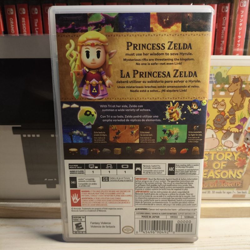 Kaset Switch Zelda Echoes of Wisdom PURE USA