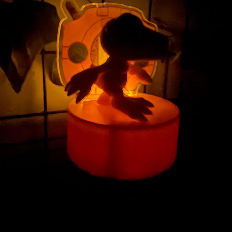 Digimon Adventure Figure Light Agumon Digivice