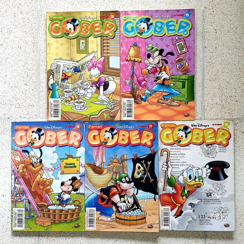 Komik Paman Gober Total 15 Buku. Ian Audrey Tanoni