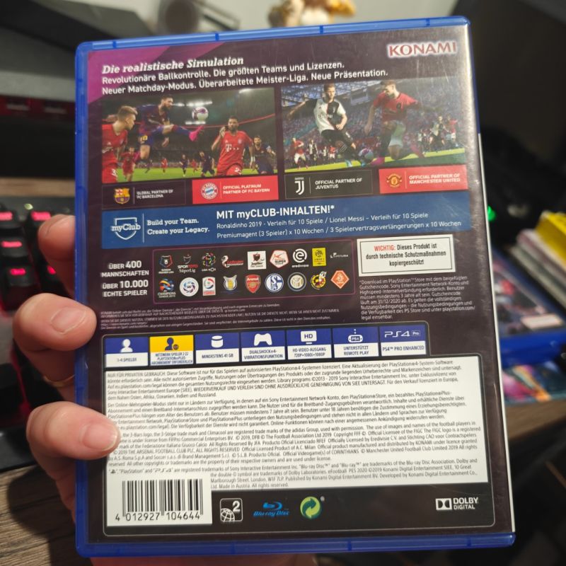 PS4 Game PES 2020