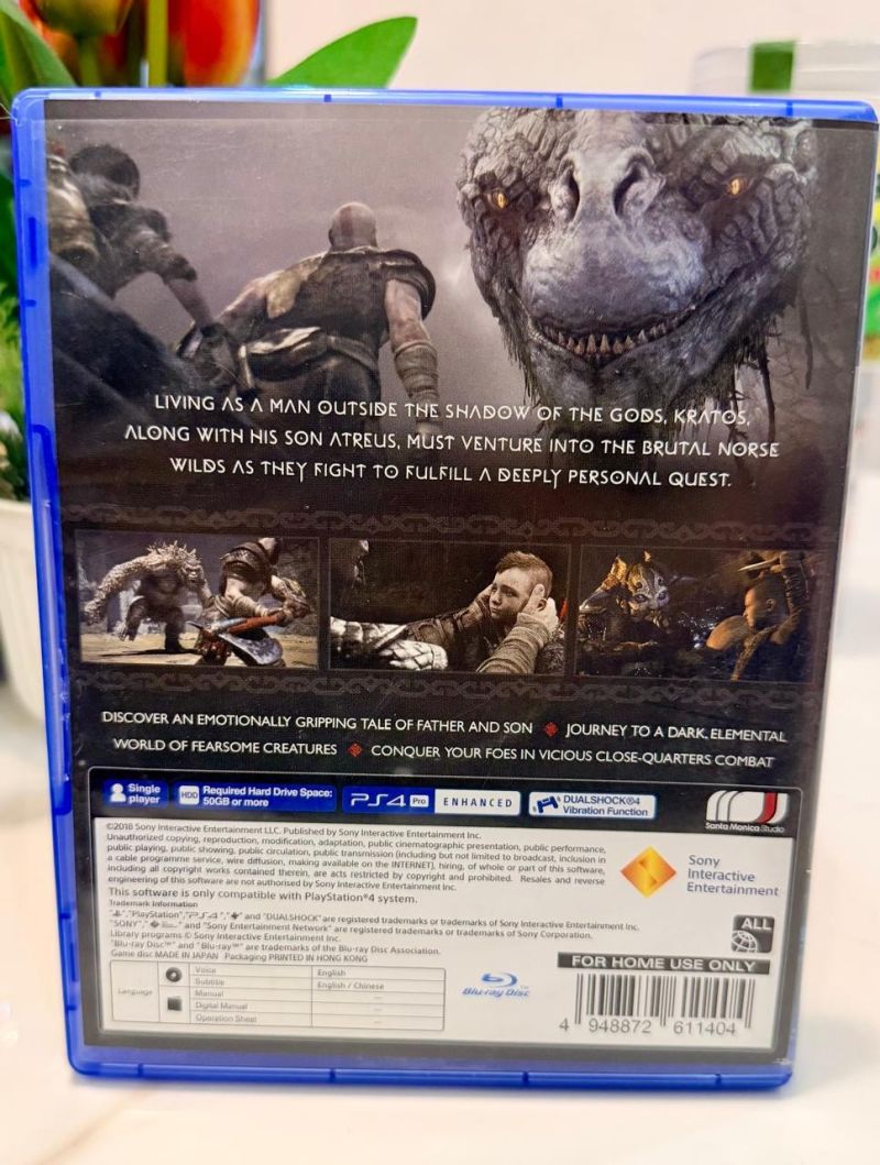 189. Kaset BD PS4 - God Of War - Hanzalah Rizqi